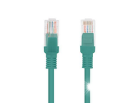 Patchcord Lanberg UTP kat.5e 0,25m zielony