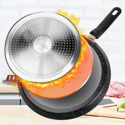 Patelnia do naleśników granitowa BASIC LINE 28 cm na Arena.pl