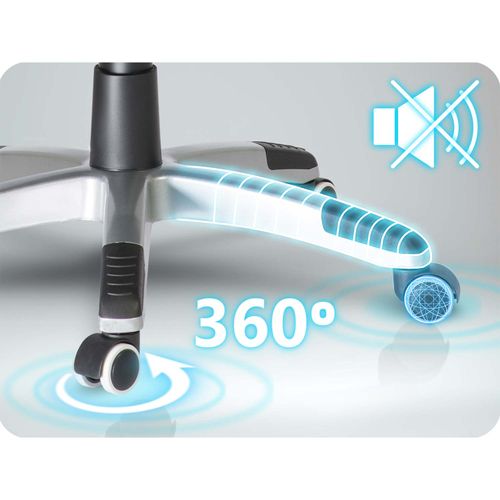 Fotel biurowy obrotowy Sofotel czarny na Arena.pl