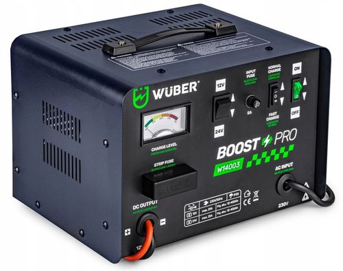 PROSTOWNIK AKUMULATOROWY 29A SAMOCHODOWY 12-400AH DO ŁADOWANIA 12V24V WUBER na Arena.pl