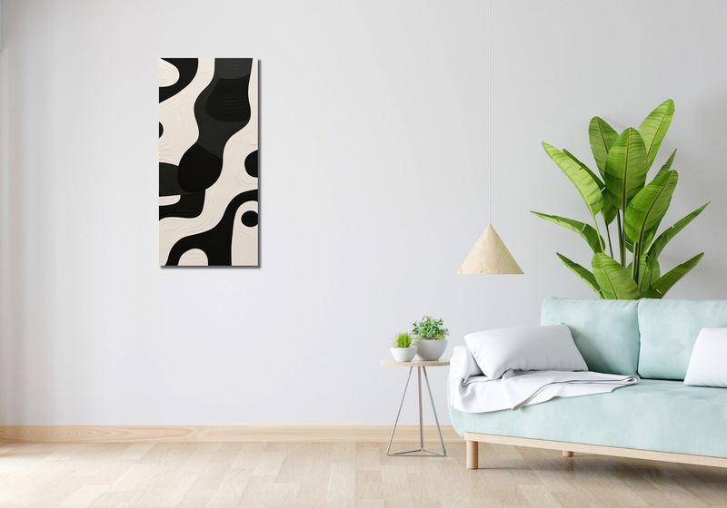 Obraz 40x90cm Kontrastowa Harmonia zdjęcie 2