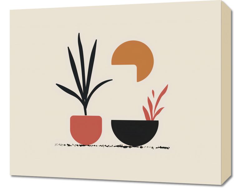 Obraz 60x50cm Domowy Ogród zdjęcie 1