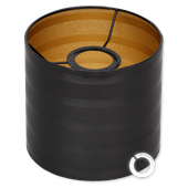 Abażur Cerlux 20 cm czarno złoty lampa wisząca stojąca ŻYRANDOL KLOSZ