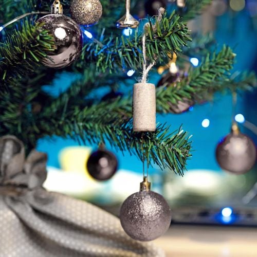 Zestaw 100 Bombek na Choinkę Srebrne Nietłukące Różne Rozmiary 3 4 6cm na Arena.pl