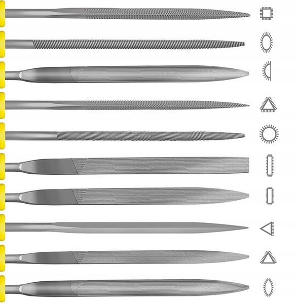 ZESTAW PILNIKÓW DO METALU DREWNA IGLAKI TARNIKI 18 EL. PILNIKI PILNIK W-WA zdjęcie 4