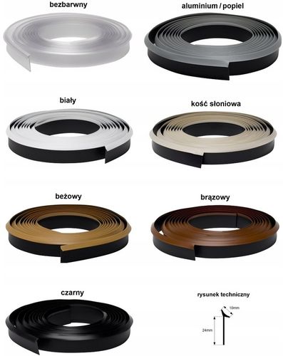 listwa przyblatowa do blatu uszczelka meblowa 4,2m na Arena.pl