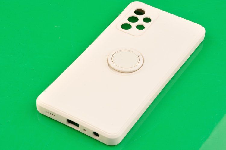 Etui Pastel Ring do Samsung Galaxy A72 szary zdjęcie 4