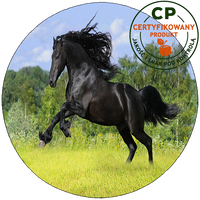 Opłatek na tort Konie