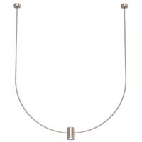 Zwisowa lampa regulowana No.C 5083 Shilo 86cm salonowa metalowa platynowa