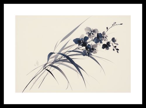 Plakat 30x20cm Orchidea w Sepii na Arena.pl