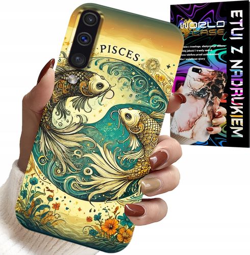 ETUI DO SAMSUNG GALAXY A70 - ZNAK ZODIAKU, RYBA ASTRONOMIA + FOLIA na Arena.pl