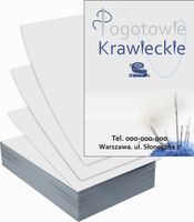 Ulotki A6 reklamowe firmowe 1000 szt projekt w cenie POGOTOWIE KRAWIECKIE