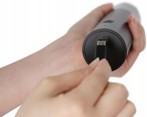 ELEKTRYCZNY MŁYNEK DO PIEPRZU SOLI PRZYPRAW AKUMULATOR USB-C ZESTAW 2 na Arena.pl