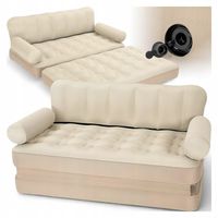 MATERAZ DMUCHANY DWUOSOBOWY SOFA ROZKŁADANA ŁÓŻKO DO SPANIA NA PLAŻĘ
