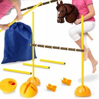 Przeszkoda treningowa żółta do hobby horsingu