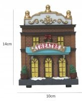 Wioska swiateczna LED Christmas Village zestaw 14 elementow z oswietleniem