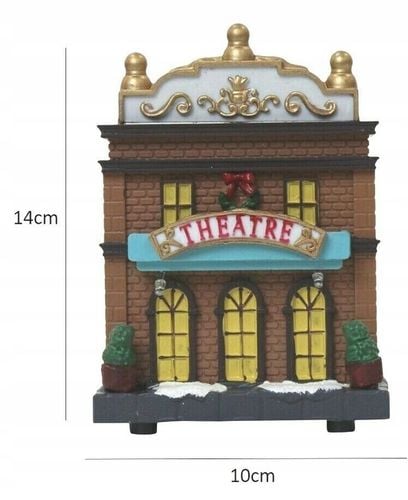 Wioska swiateczna LED Christmas Village zestaw 14 elementow z oswietleniem na Arena.pl