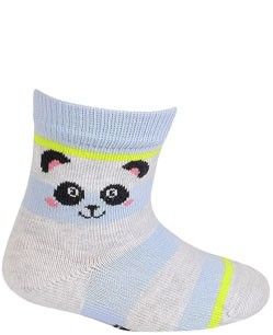 SKARPETKI WZOROWANE 0-2 LATA 18-20 wzór - dziewczynka na Arena.pl