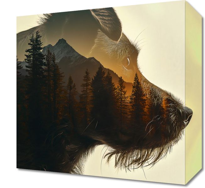 Obraz 30x30cm Psi Duch Lasu zdjęcie 1