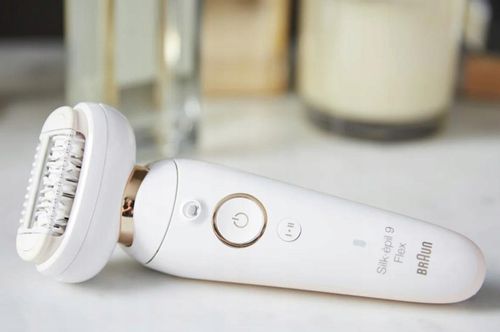 DEPILATOR BRAUN SILK-epil 9 FLEX RUCHOMA GŁOWICA 3D + 3 NASADKI + ETUI na Arena.pl