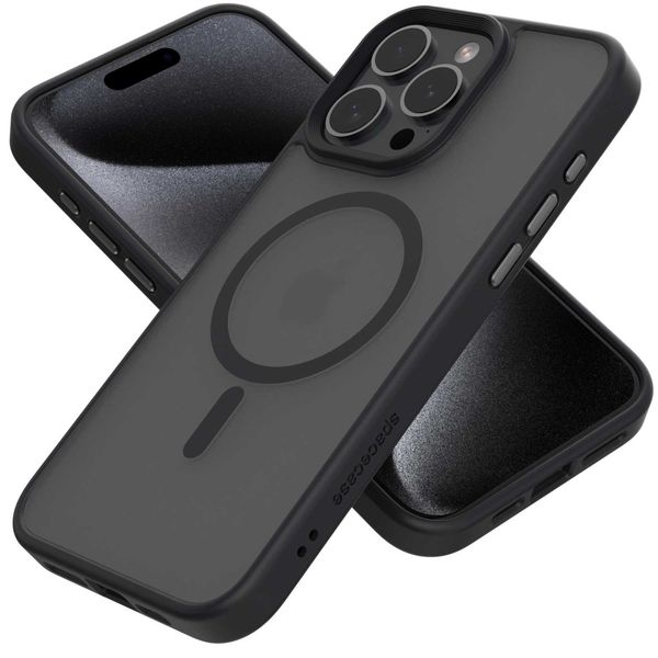 Spacecase Hybrid Mag Iphone 15 Pro Max Black zdjęcie 3