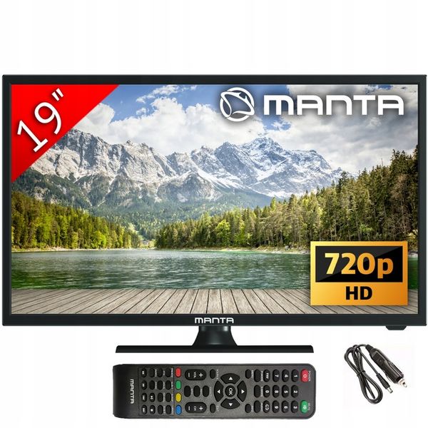 Telewizor MANTA 19LHN123D 19" HDR DVB-T2 LED zdjęcie 1