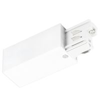 Zasilanie szynoprzewodu uziemienie lewe HT4-L01/WU Italux do 3-fazowej szyny natynkowej 230V biały