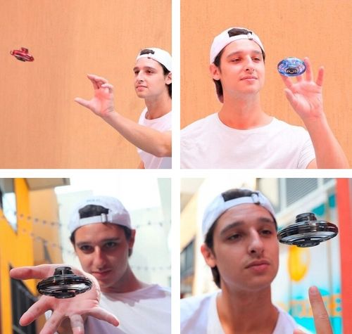 LATAJĄCY fidget SPINNER BUMERANG UFO LED 366 dron żyroskop PREZENT dysk na Arena.pl