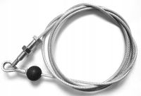 Linka stalowa w PCV 4/5mm do atlasu 265cm ze śrubą