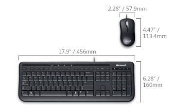 Microsoft Wired Desktop 600 Black          APB-00013 na Arena.pl
