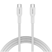 canyon kabel onwire 60cl c-c 60w  w oplocie 1m biały