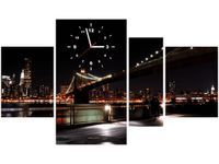 70CM 120CM OBRAZ 4 ELEM BROOKLYN BRIDGE MITH17 ŚCIENNY