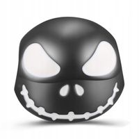 Zawieszka SREBRO 925 Charms Koralik Uśmiechnięta Czarna Czaszka Halloween