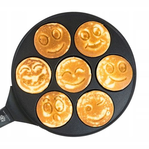 PATELNIA DO NALEŚNIKÓW PLACKÓW PANCAKES JAJEK HAMBURGERÓW ZE WZORAMI EMOJI na Arena.pl
