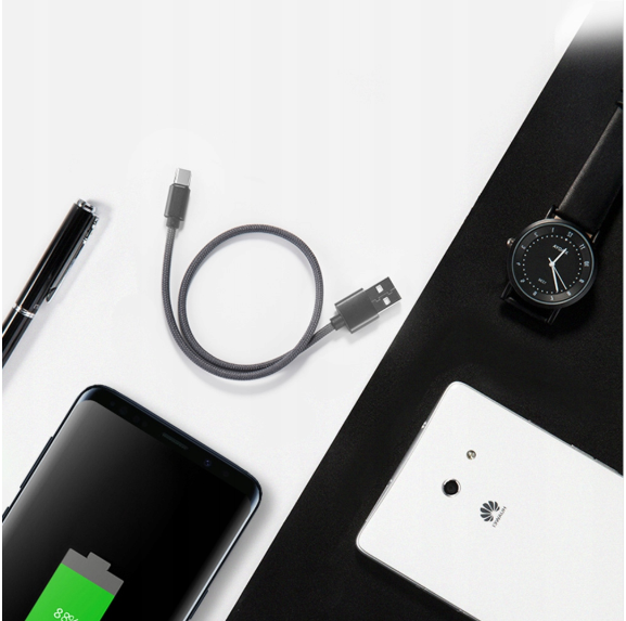 Kabel Rock Ładowarka Usb-C Samsung Huawei Xiaomi zdjęcie 5