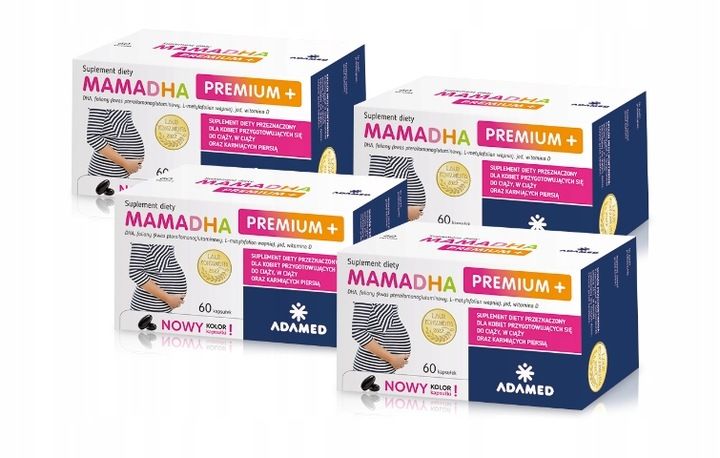 MamaDHA Premium+ DHA witaminy dla mamy 240 kapsułek zdjęcie 1