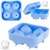 FOREMKA FORMA KOSTEK LODU SILIKONOWA KULE 5CM x4