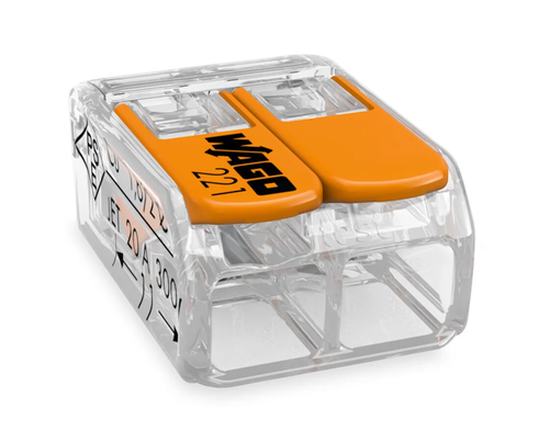 Wago złączka uniwersalna Compact do przewodów jednodrutowych wielodrutowych 2x 0,14-4 mm2 221-412 100 szt na Arena.pl