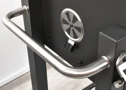 GRILL WĘGLOWY OGRODOWY ANGULAR RUSZT ŻELIWNY zdjęcie 6