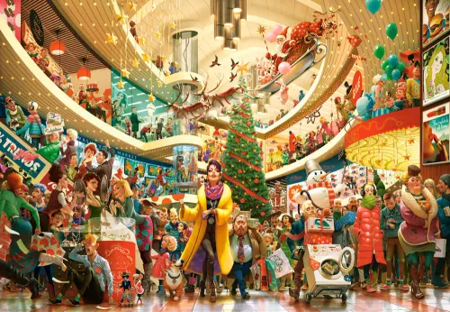 Puzzle 1500 elementów. Art Collection. Szalone zakupy na Arena.pl