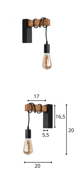 Kinkiet lampa na ścianę zdjęcie 2