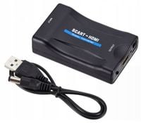 ADAPTER KONWERTER SCART DO NA HDMI AV EURO HD EURO