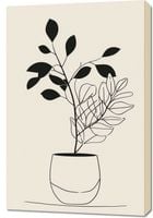 Obraz 60x90cm Prostota Doniczki