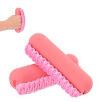 Zestaw Hantli Fitness z Paskiem na Rękę Miękkie Ciężarki 2x0.5kg Różowe