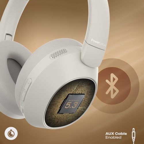 Słuchawki BEZPRZEWODOWE Bluetooth PowerLocus Universe ANC Micro Etui 60h na Arena.pl