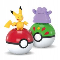 MEGA POKEMON ZESTAW KLOCKI KONSTRUKCYJNE PIKACHU I DITTO POKEBALL 42 EL. 6+