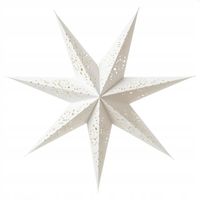 IKEA klosz lampy gwiazda biała koronka 70cm STRALA