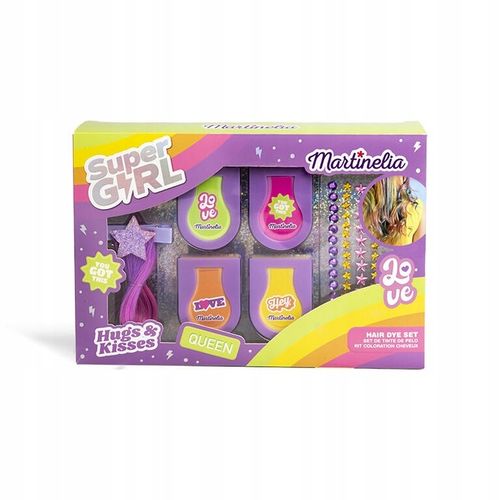 Zestaw do zdobienia i farbowania włosów dla dzieci Martinelia 1 sztuka na Arena.pl