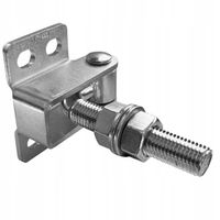 ZAWIAS GIĘTY REGULOWANY 180 STOPNI ZAWIASY DO FURTKI BRAMKI BRAMY M16