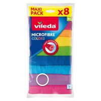ściereczka mikrofibra colors vileda 8szt.